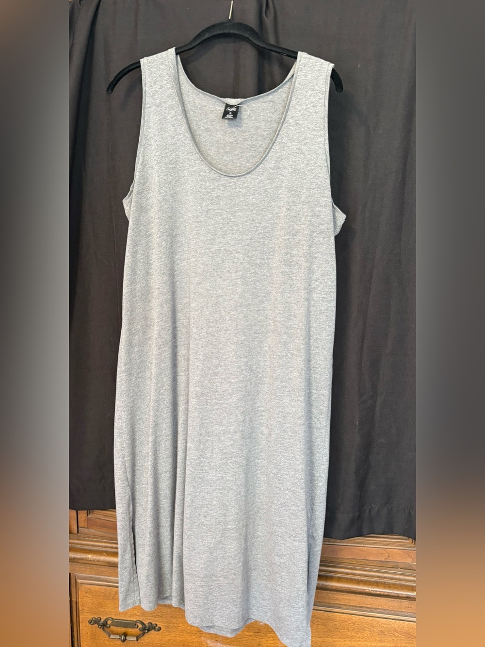 City Street heather grey sleeveless tank dress. Size XL
